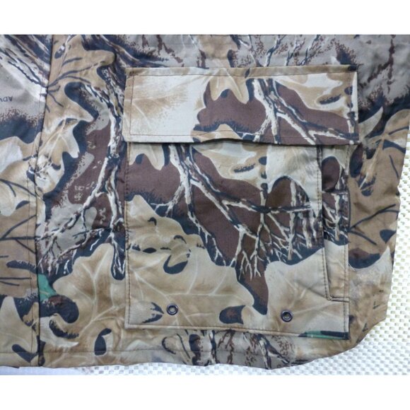 Remington Mens XXL Camouflage Outdoor Hooded Rain Jacket Nylon PVC Backing *Flaw - Picture 7 of 16